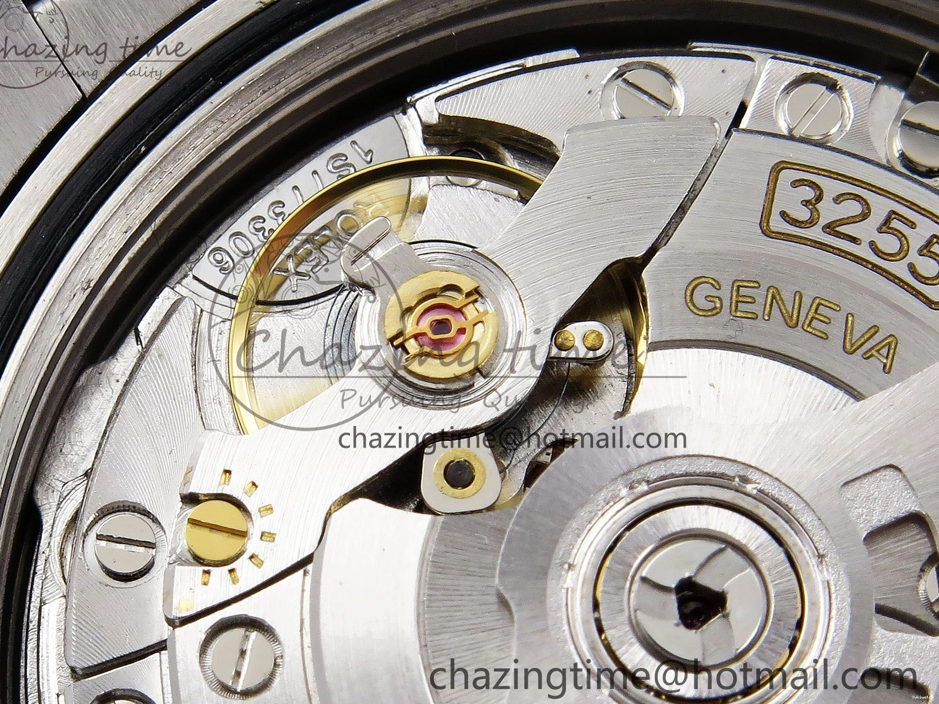 Bracelet DayDate Green President Steel (Gain Arabic VR3255 SS JDF Weight) Dial V3 904L on 40 0103